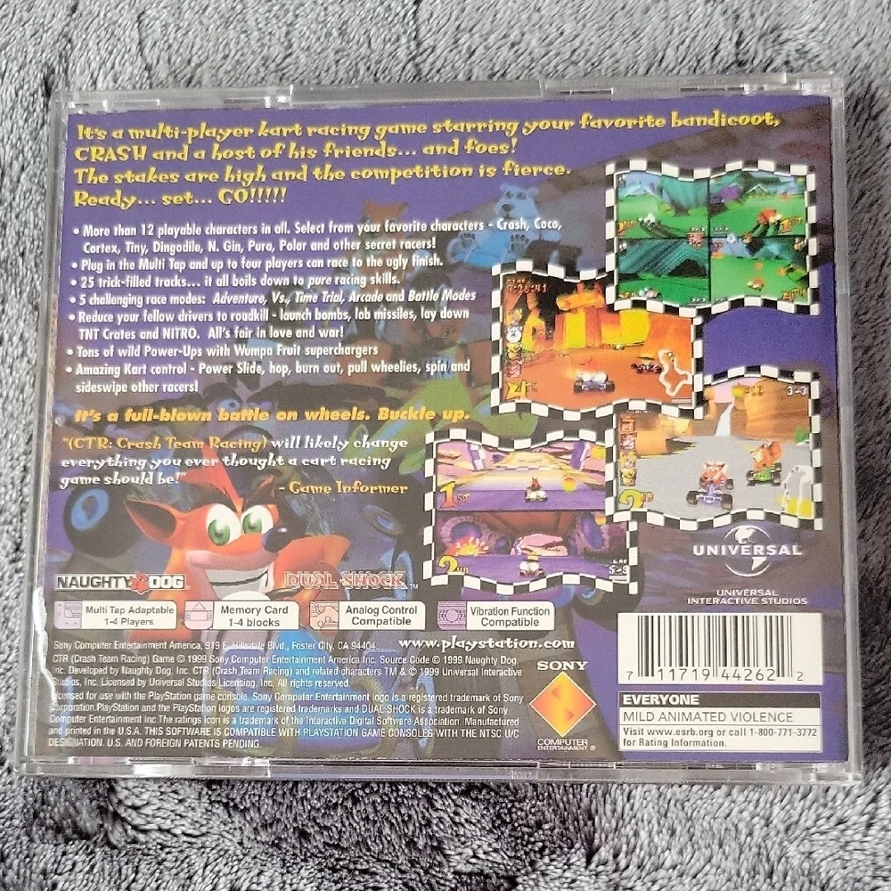 1999 Crash Team Racing for PlayStation - Black.30